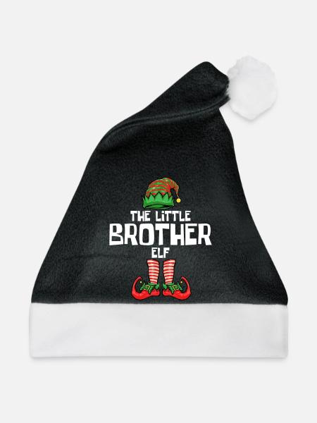 Kleiner Bruder Elf - Weihnachtsmütze - Schwarz/Weiß