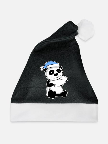 Panda Baby - Weihnachtsmütze - Schwarz/Weiß