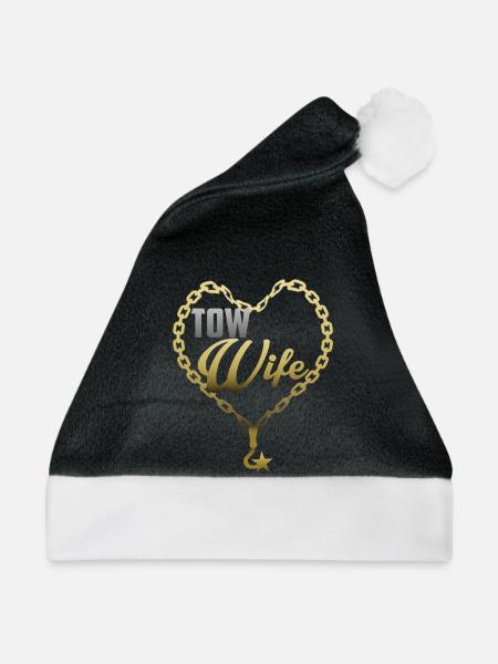Abschleppwagen Fahrerin - Weihnachtsmütze - Schwarz/Weiß
