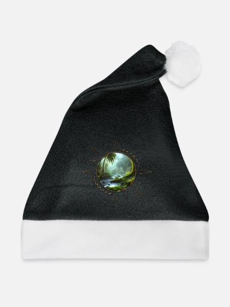 Mitten im Dschungel - Weihnachtsmütze - Schwarz/Weiß