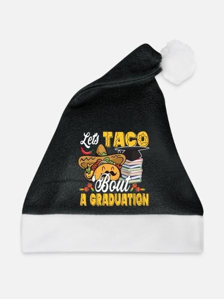 Tacos Für Eine Abschlussfeier - Weihnachtsmütze - Schwarz/Weiß