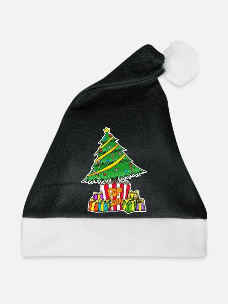 WeihnachtenKino Serie Filme anschauen - Weihnachtsmütze - Schwarz/Weiß - Vorne