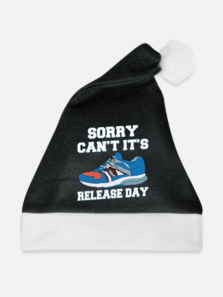Sneakerhead Sammler - Weihnachtsmütze - Schwarz/Weiß - Vorne