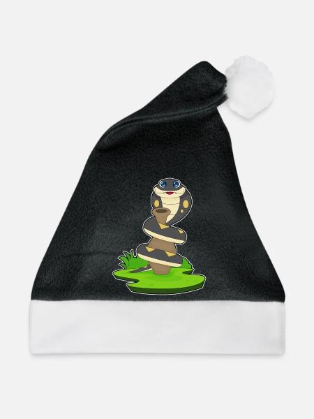 Schlange Vase - Weihnachtsmütze - Schwarz/Weiß