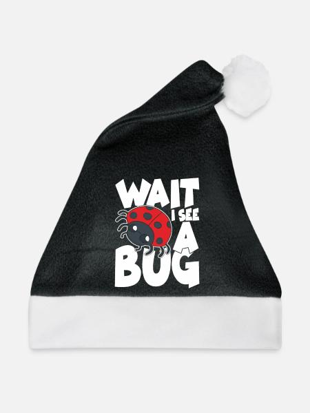 Wait i see a bug - Weihnachtsmütze - Schwarz/Weiß