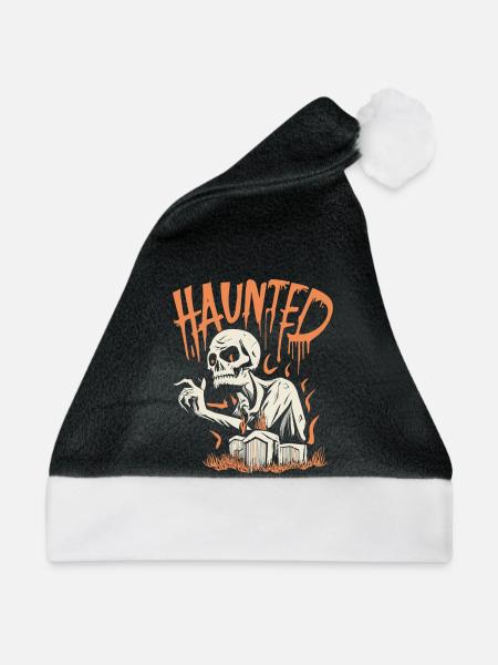 Haunted Skeleton - Weihnachtsmütze - Schwarz/Weiß