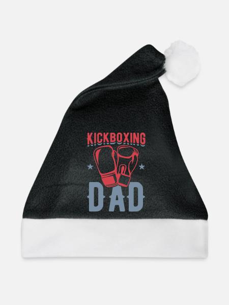 Kickboxing Dad - Weihnachtsmütze - Schwarz/Weiß