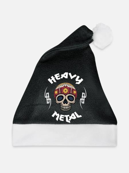 Schwermetall - Weihnachtsmütze - Schwarz/Weiß