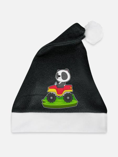 Panda Auto - Weihnachtsmütze - Schwarz/Weiß
