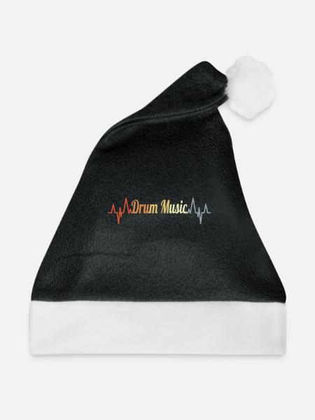 Drummer Herzklopfen - Weihnachtsmütze - Schwarz/Weiß