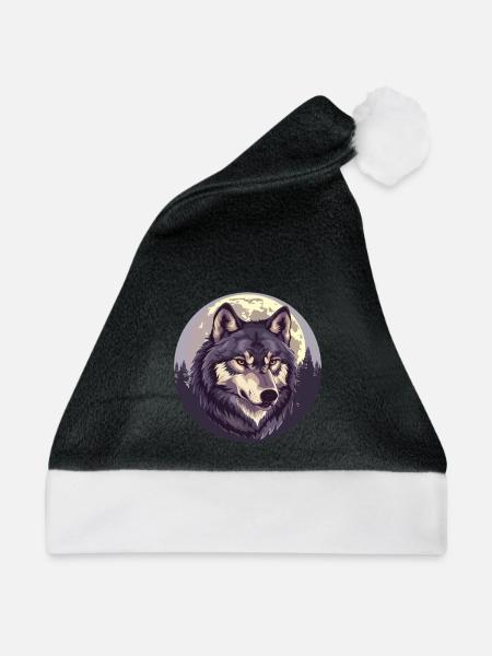 Wolfsblut - Weihnachtsmütze - Schwarz/Weiß