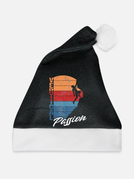 Vertical Passion klettern bouldern climbing - Weihnachtsmütze - Schwarz/Weiß
