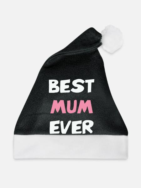 Beste Mutter aller Zeiten! - Weihnachtsmütze - Schwarz/Weiß
