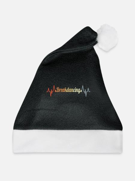 Breakdance Herzklopfen - Weihnachtsmütze - Schwarz/Weiß