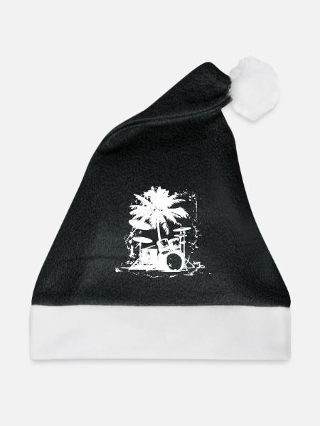Schlagzeug - Weihnachtsmütze - Schwarz/Weiß