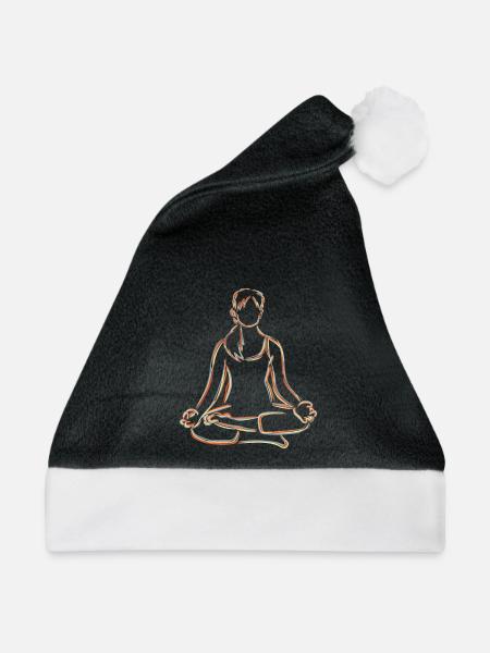 Yogini - Weihnachtsmütze - Schwarz/Weiß