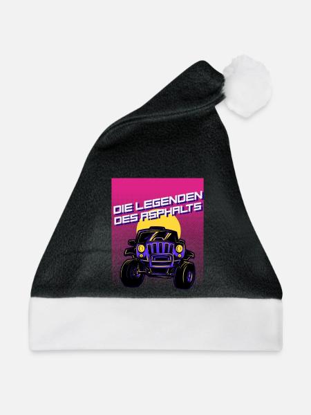 Die Legenden des Asphalts - Weihnachtsmütze - Schwarz/Weiß