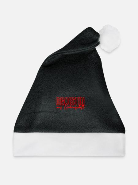 Oboistin Aus Leidenschaft Oboe Statement - Weihnachtsmütze - Schwarz/Weiß
