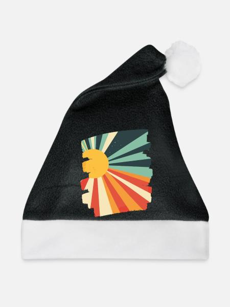 Sommer Sonne - Weihnachtsmütze - Schwarz/Weiß