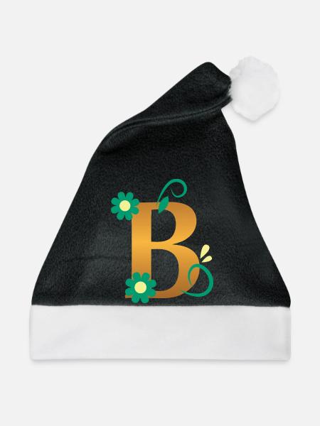 B - Weihnachtsmütze - Schwarz/Weiß