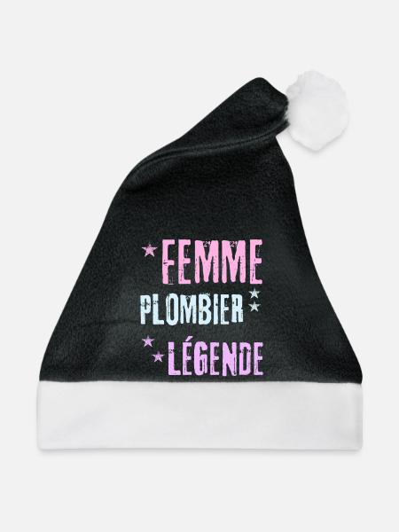 Legendäre Klempnerin - Weihnachtsmütze - Schwarz/Weiß