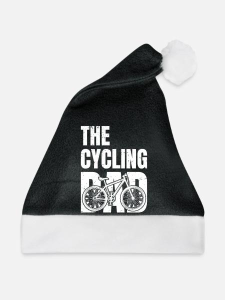 the cycling dad - Weihnachtsmütze - Schwarz/Weiß