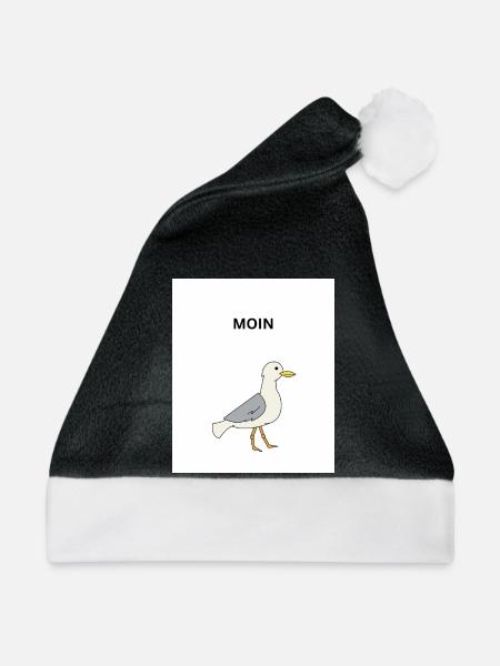 MOIN - Weihnachtsmütze - Schwarz/Weiß