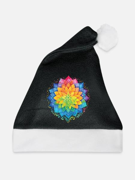 Achtsamkeit Affirmation Emotionale Resilienz - Weihnachtsmütze - Schwarz/Weiß