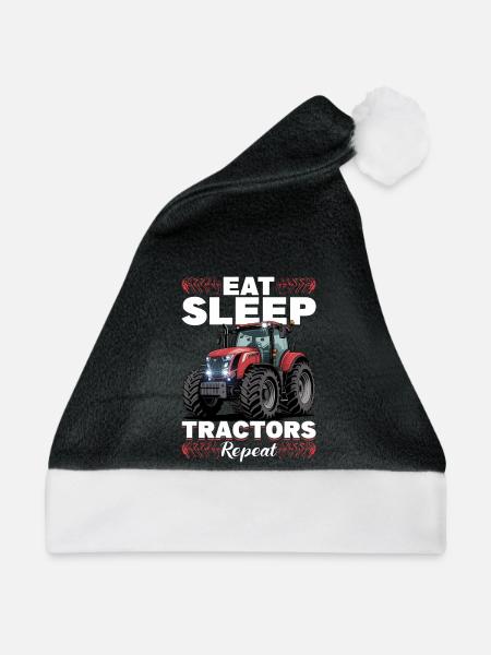 Tractor Kids Farm Lifestyle - Weihnachtsmütze - Schwarz/Weiß