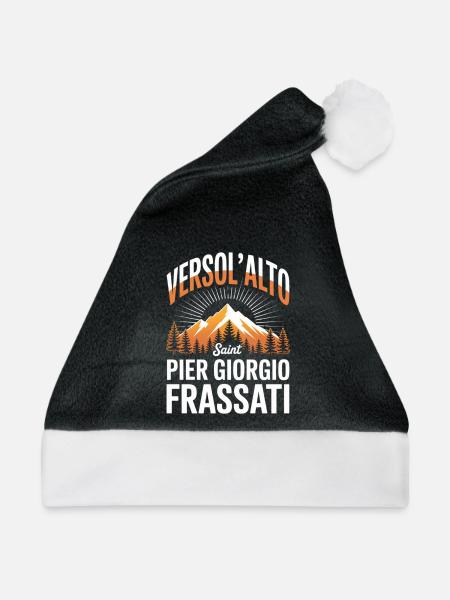 Verso L Alto Saint Pier Giorgio Frassati - Weihnachtsmütze - Schwarz/Weiß