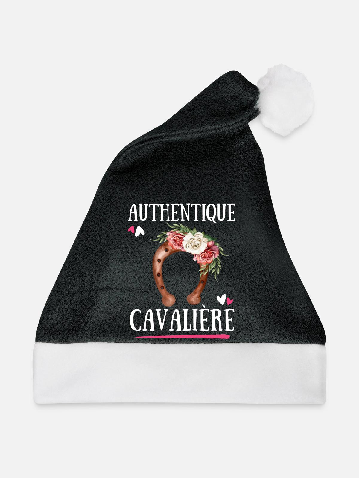Authentischer Cavaliere - Weihnachtsmütze - Schwarz/Weiß - Vorne