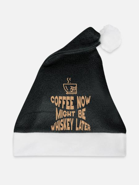 Whiskey Spruch Whiskeytrinker Whiskeyliebhaber - Weihnachtsmütze - Schwarz/Weiß