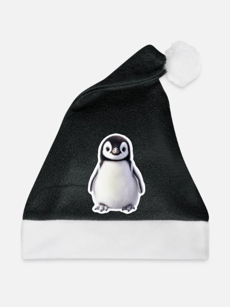 Pinguin - Weihnachtsmütze - Schwarz/Weiß