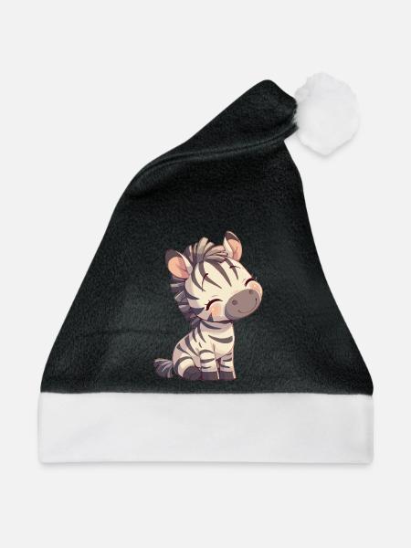 Zebras Zebra - Weihnachtsmütze - Schwarz/Weiß