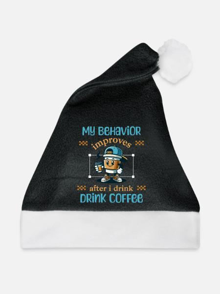 Proud ABA Therapeutin mit Herz - Weihnachtsmütze - Schwarz/Weiß