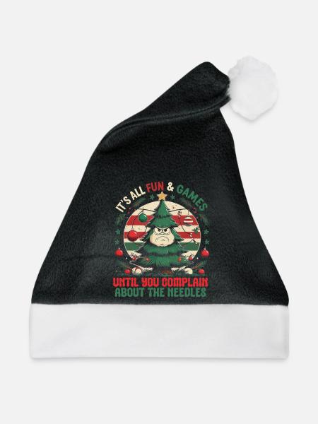 Weihnachtsbaum Züchter - Weihnachtsmütze - Schwarz/Weiß