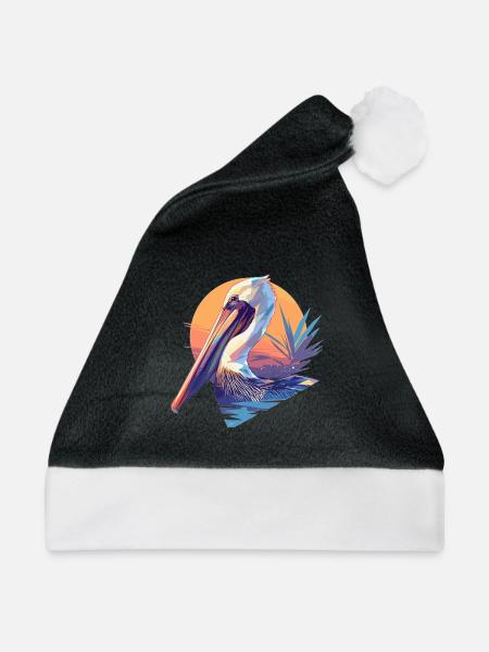 Pelikane Pelikan - Weihnachtsmütze - Schwarz/Weiß