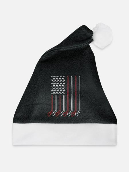 Para Eishockey Handicap - Weihnachtsmütze - Schwarz/Weiß - Vorne