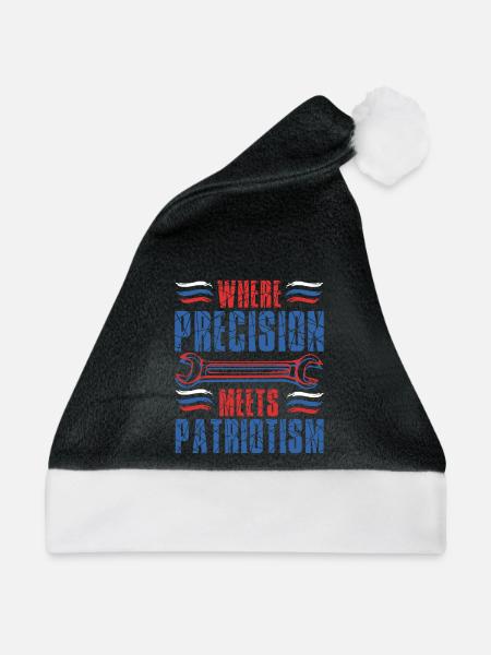Militär Mechaniker - Weihnachtsmütze - Schwarz/Weiß