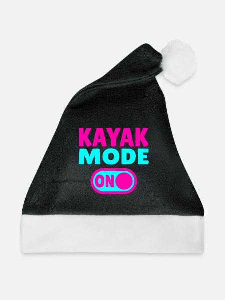 Kayak Mode ON - Weihnachtsmütze - Schwarz/Weiß