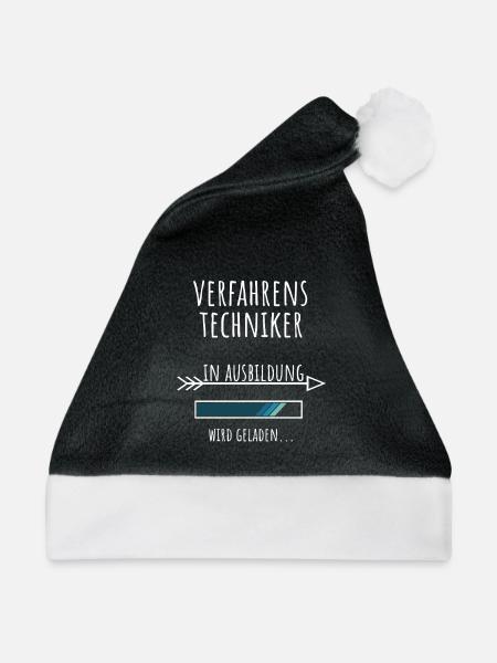 Verfahrenstechniker Studium Beruf Ausbildung - Weihnachtsmütze - Schwarz/Weiß - Vorne