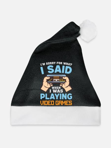 Gaming - Weihnachtsmütze - Schwarz/Weiß