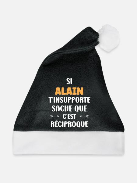 Reciproque Alain T'insupporte - Weihnachtsmütze - Schwarz/Weiß