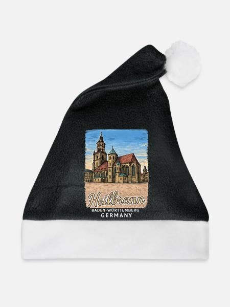 Heilbronn - Weihnachtsmütze - Schwarz/Weiß