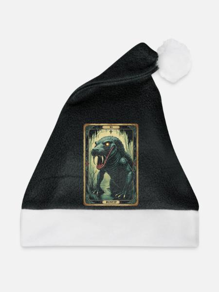Bunyip Mythologische Kreaturen - Weihnachtsmütze - Schwarz/Weiß