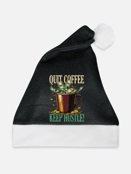 Kaffeeentzug Koffeinfrei Ex-Kaffeetrinker - Weihnachtsmütze - Schwarz/Weiß
