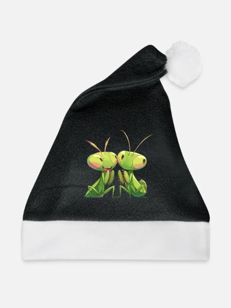 Gottesanbeterinnen Gottesanbeterin - Weihnachtsmütze - Schwarz/Weiß
