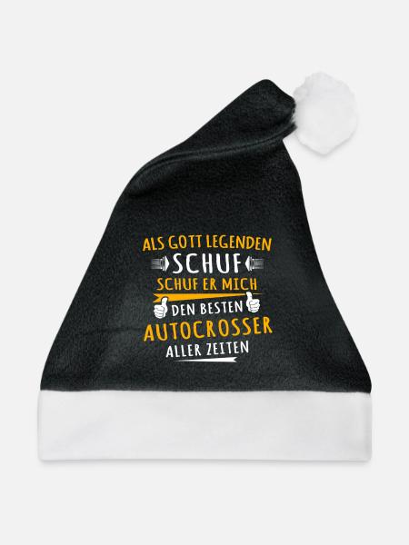 Autocrosser - Weihnachtsmütze - Schwarz/Weiß
