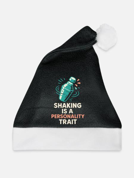 Shaker Steckt Fest Anfänger-mixologe - Weihnachtsmütze - Schwarz/Weiß
