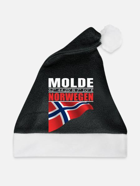 Molde - Weihnachtsmütze - Schwarz/Weiß